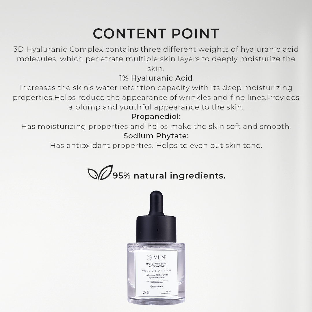 Moisturising Activator - 3D HYALURON-Serum (30ml)